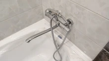 Bathtub Faucet Thermostatic-Mixer Tap Mixing-Valve Chrome Hot Cold And