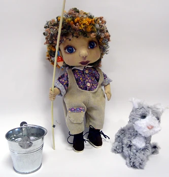 

Textile s doll handmade