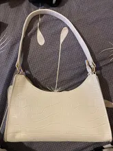 Bolso de piel sintética suave para mujer, bolsa de hombro pequeña de diseño a la moda, Color sólido Retro, Color púrpura