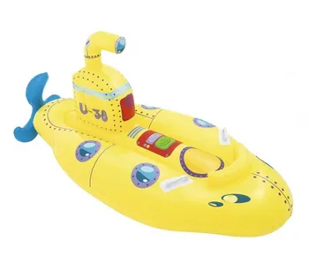 

41098 Cavalgable submarine yellow inflatable BESTWAY 165x86 cm with handles