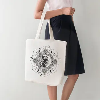 

Angemiel Bag Moon Crescent Night Cloud Tote Shopping Beach Bag