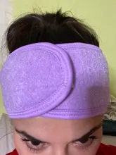 Cinta para la cabeza para extensión de pestañas, diadema de tela de felpa para Spa, toalla elástico para maquillaje con cinta mágica, accesorios de maquillaje