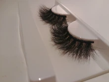 Pestañas postizas de visón con sirena roja, cortas y despeinadas, 10mm-18mm, Hamdmade, 3D