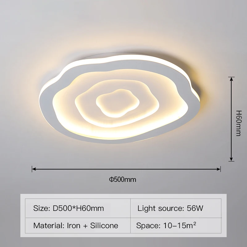 Modern Nordic Style Led Ceiling Light For Living Room Bedroom Study Room Lights for Room Minimalist White LED Ceiling Chandelier ceiling lights for living room Ceiling Lights