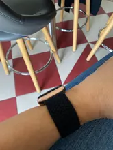 Correa de nailon trenzado para Apple watch, correa elástica de 44mm, 40mm, 38mm y 42mm, serie iWatch 3, 4, 5, se, 6