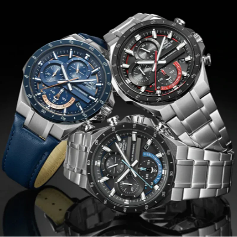Casio % 100 оригинальные мужские часы на солнечных батареях брендовые Роскошные