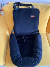 2 en 1 para mascotas perro protector plegable para asiento de coche Transportín seguro casa cachorro bolso accesorios de viaje para coche bolsa de asiento de perro a prueba de agua la cesta