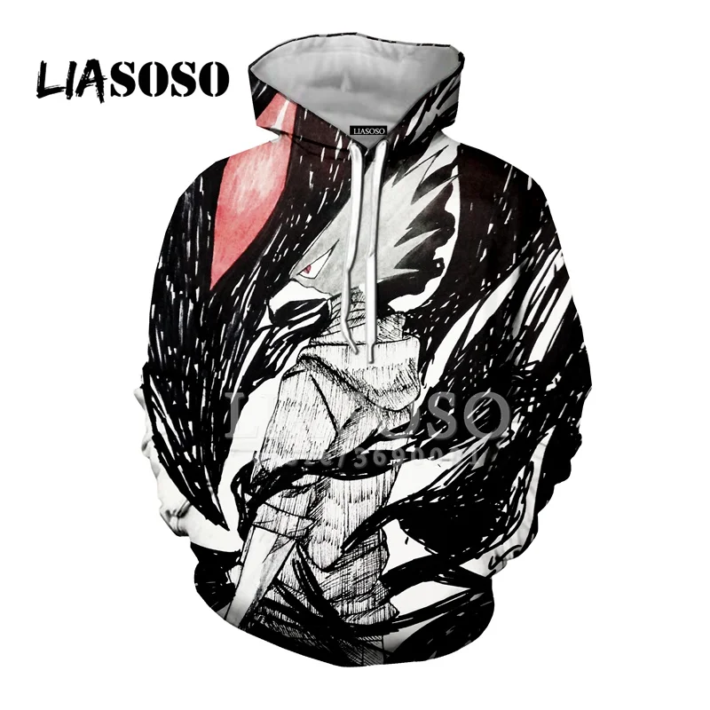LIASOSO, новинка, аниме, комиксы, Boku, No Hero Academy, Bakugou, кацуки, 3D принт, унисекс, толстовки с капюшоном, кофты, Harajuku, топы, X2780 - Цвет: 3