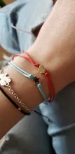 Brazalete de Cruz de cordel rojo sencillo, trenzado ajustable, pulsera de la suerte con cuerda de macramé para mujeres, hombres, niños, joyería hecha a mano