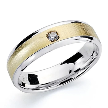 

Alliance 18k gold two tone 5.5mm. Bright [8077GR] -Customizable-RECORDING INCLUDED IN THE PRICE