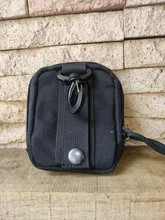 Bolsa táctica portátil para caza al aire libre, Mini bolsa de almacenamiento de nailon Molle, estuche de engranaje EDC de primeros auxilios con Panel de bucle