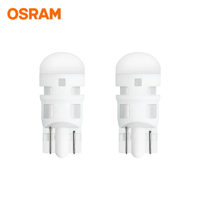 OSRAM LED T10 6000K W5W 194 LEDriving SL Advance 6000K White Car Reading  Bulbs Door Lamps Interior Light 12V 1.5W 2980CW, Pair