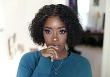 Wigirl brasileño 13x4 de Bob pelucas Pre arrancado con el bebé de la onda profunda del pelo corto rizado Bob peluca pelucas de cabello humano para las mujeres