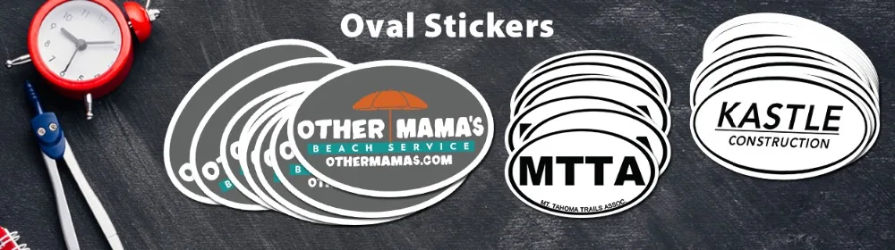 oval  stickers