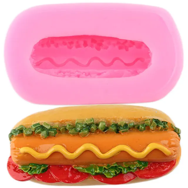 Diy Francia Sült Krumpli Hamburger Tojás Sütemény Csokoládé Szilikon Formák Süti Sütés Fondant Cukorka Agyag Penész Dekorációs Szerszámok - Image 4