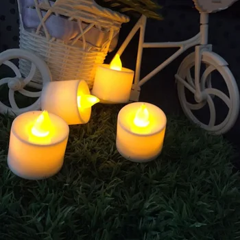 

1 PC Creative LED Candle Lamp Simulation Color Flame Tea Light Home Wedding Birthday Decoration Drop Shipping