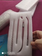 KONMISON-varita de electroterapia de alta frecuencia tubo de cristal, eliminador de acné y puntos, masajeador de belleza para Spa y cuerpo