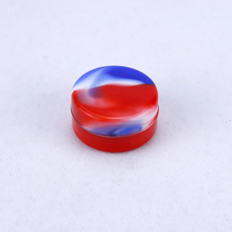 Mini Silicone Round Container, Silicone Wax Container