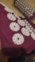 Cojín masajeador para Yoga, esterilla de acupresión para aliviar el estrés, dolor de espalda y cuerpo, estera con puntas, colchoneta de acupuntura