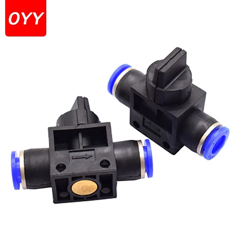 Encaixe Pneumático Hvff4 Hvff6 Hvff8 10 12 Regulador de Pressão da Tubulação Válvula do Acelerador Acessórios do Compressor Válvula de Mão Interruptor 10 Peças