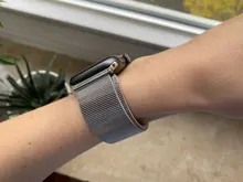 Correa de reloj Milanese para Apple Watch, repuesto de pulsera de acero inoxidable para iwatch 1 2 3 38mm 42mm, 6 5 4 44mm 40mm