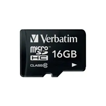 

16GB Micro SDHC CLASS 10-writing speed: 10MB / Sec - VelocitàVERBATIM15.34