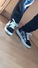 Sneakers Women Shoes Vulcanized-Shoes Black Platform Moipheng Plus-Size Lover 35-44 Autumn