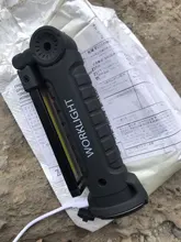 Linterna LED COB recargable por USB, luz de inspección de trabajo, 5 modos, luz trasera magnética, diseño, linterna para colgar, resistente al agua