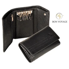 Ключница Натуральная Кожа, Ключница Кошелек Для Больших Ключей Из Натуральной Кожи Bon Voyage