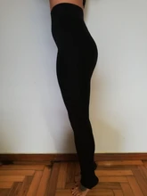 Invierno cálido de talla grande Leggins Color sólido terciopelo de las mujeres mallas de cintura alta elástico negro dropshipping. Exclusivo.