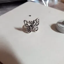 MENGJIQIAO-Clips de Metal con forma de mariposa para mujeres y niñas, joyería de oreja de cartílago falsa, sin Piercing