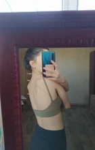 Ropa interior invisible de color salvaje para estudiantes, lencería sexy sin anillo de acero, parte trasera de belleza tipo U, básico de hilo, top de tubo