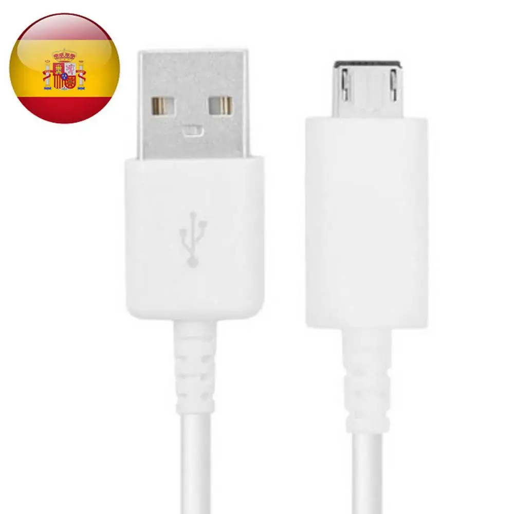 Cargador Android 1 metro (2pcs, Blanco)