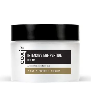 

Anti-aging cream with EGF, peptides and collagen coxir intensive EGF peptide cream