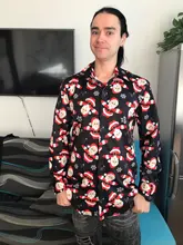 Camisa con estampado 3D de árbol para hombre, camisa de manga larga de otoño e invierno, divertida