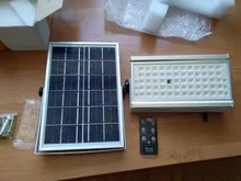 Powered-Lamp Spotlight Rremote-Control Solar Waterproof Garden Outdoor Wireless 65 1500lm