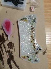 Moldes de silicona con gema de cristal para pendientes, molde de resina epoxi para fabricación de joyas Diy, suministros de herramientas, 1 Uds.