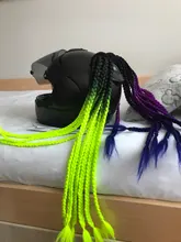 MISS ROLA-extensiones de cabello trenzado con brillante giro de 24 pulgadas, trenzas Jumbo con degradado, soporte de cabello sintético, venta al por mayor