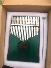 Bag Book Tune-Hammer Gecko Kalimba Thumb Instruction Koa Musical-Gift Aiersi 17-Keys