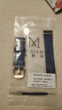 Maikes-Correa de cuero genuino para reloj Galaxy, pulsera de reloj de 18mm, 20mm, 22mm y 24mm, Tissote timx Omega