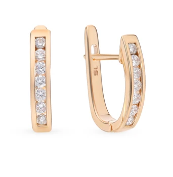 

Sunlight gold diamond earrings