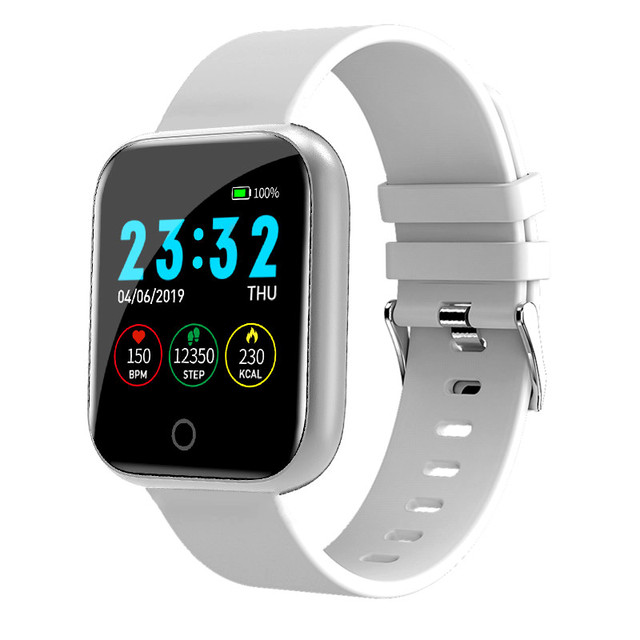Watch for Women Men Fitness Tracker Square Smartwatch Electronics Sport Wrist Watch For Android IOS Reloj Inteligente