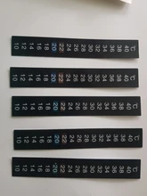 Pegatinas de medición de temperatura para acuario, productos de herramientas de Control de temperatura, termómetro Digital para pecera, 1/3/5 Uds.