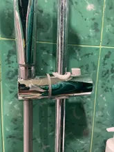 Recambio ABS de riel de ducha de baño resistente, deslizador de la cabeza, soporte ajustable, hecho en resistente, 25/19/22mm, deslizador de la cabeza