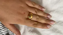 Anillo de acero inoxidable con grabado de logotipo láser personalizado para hombre y mujer, sortija con nombre, ancho ovalado, regalo especial para hombre y mujer, joyería de personalidad