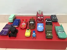 Disney-Set de figuras de la película Cars 3 de metal, juguete de modelo de coche, a escala 1:55, con diseño de relámpago McQueen, Jackson, Mack, tío Truck, regalo para para cumpleaños