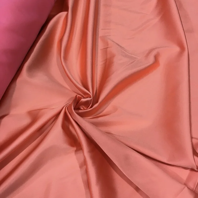

High quality Korean watusso thick satin fabric, Satin stretch , 95% PES, 5% elastic, one way stretch, thick textile, width 120cm