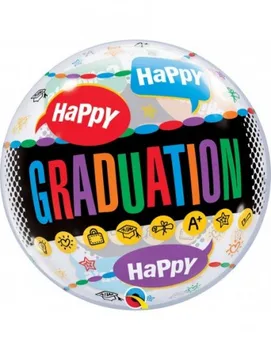 

Balloon Happy Graduation Congrats Grad Bubble 55cm