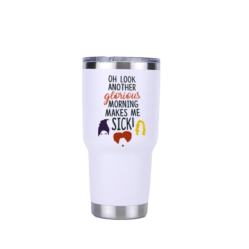 

Halloween Hocus Pocus 20 oz Tumbler Travel Car Beer Mug Double Wall Vacuum Flasks Insulated Stainless Steel Thermos Coffee mug