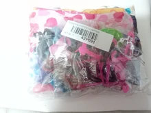 42 Item/Set Doll Accessories = 10Pcs Shoes + 8 Necklace 4 Glasses 2 Crowns 2 Handbags